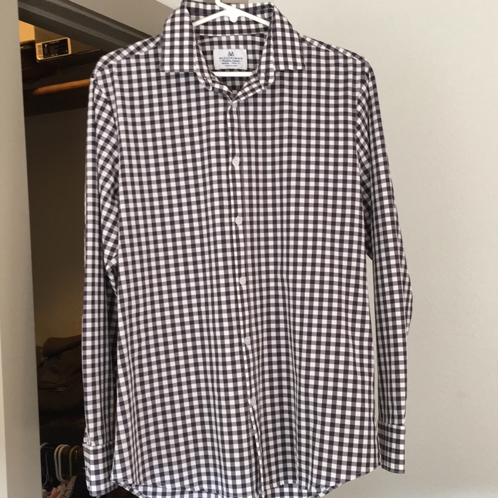 Mizzen + Main Checkered Button Down - image 1